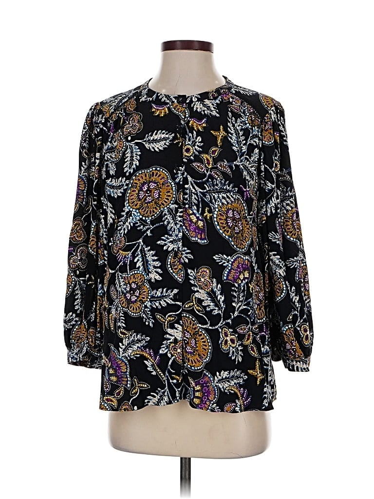 Click to view more detailed imagery on our partner's website Pre-owned Ba&sh 3/4 Sleeve Blouse In Black