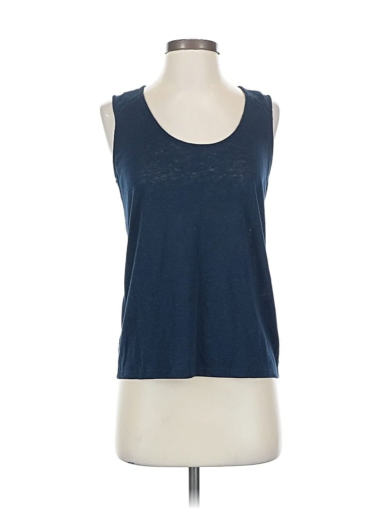 Pre-owned Banana Republic Factory Store Sleeveless T-shirt In Blue