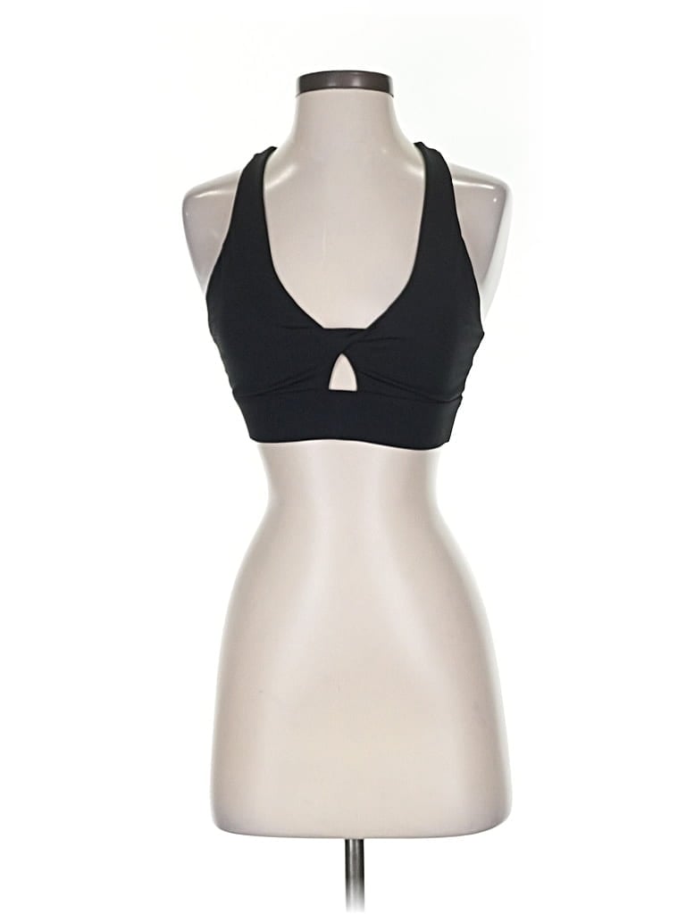 Click to view more detailed imagery on our partner's website Pre-owned Fabletics Tank Top Black Halter Neckline Tops