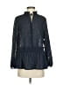 Zac & Rachel 100% Polyester Blue Long Sleeve Blouse Size S - photo 1