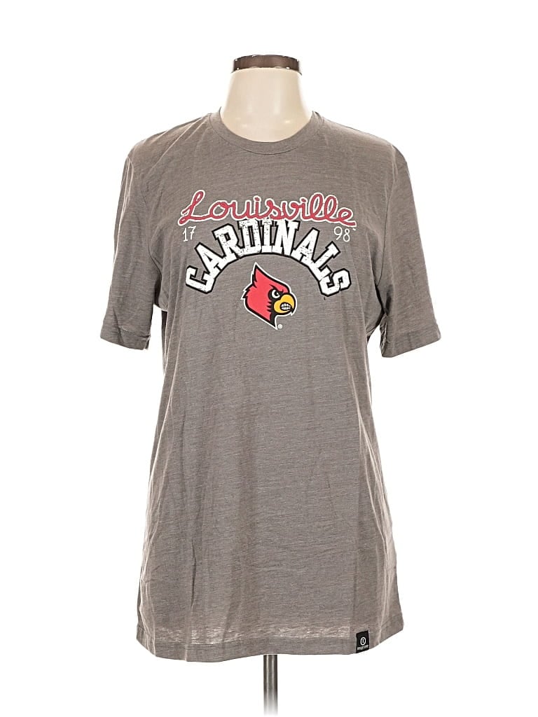 Pre-owned Assorted Brands Short Sleeve T-shirt In Gray