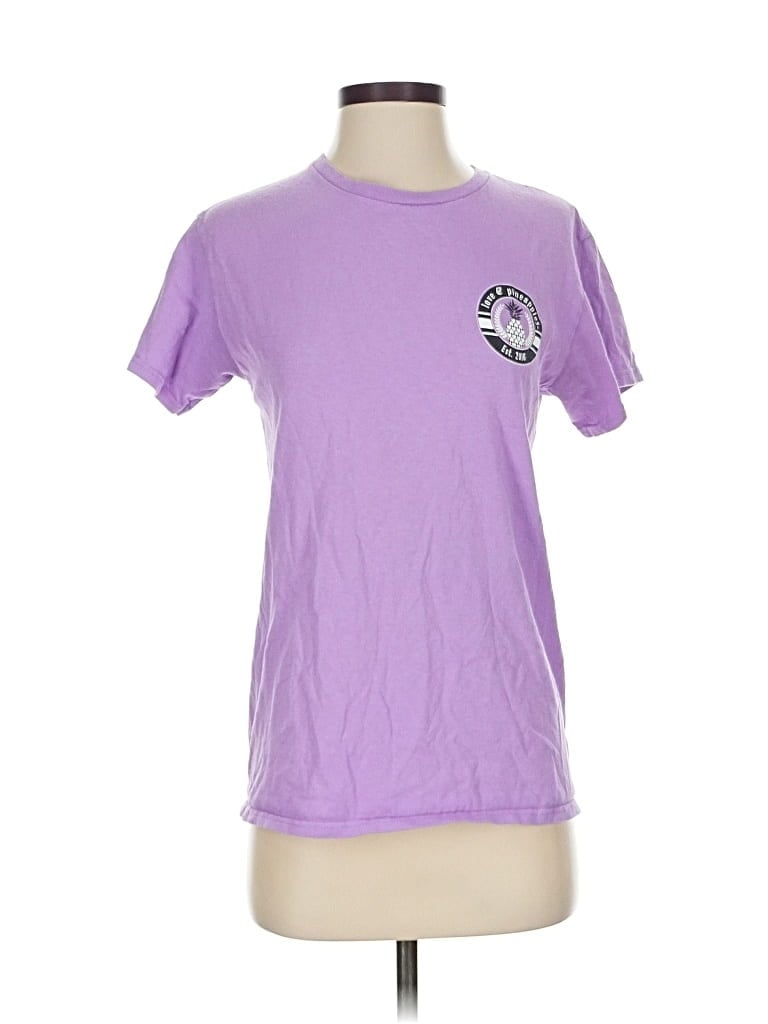 Pre-owned Assorted Brands Short Sleeve T-shirt In Purple