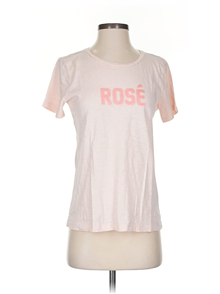 Pre-owned J.crew Factory Store Short Sleeve T-shirt In Pink