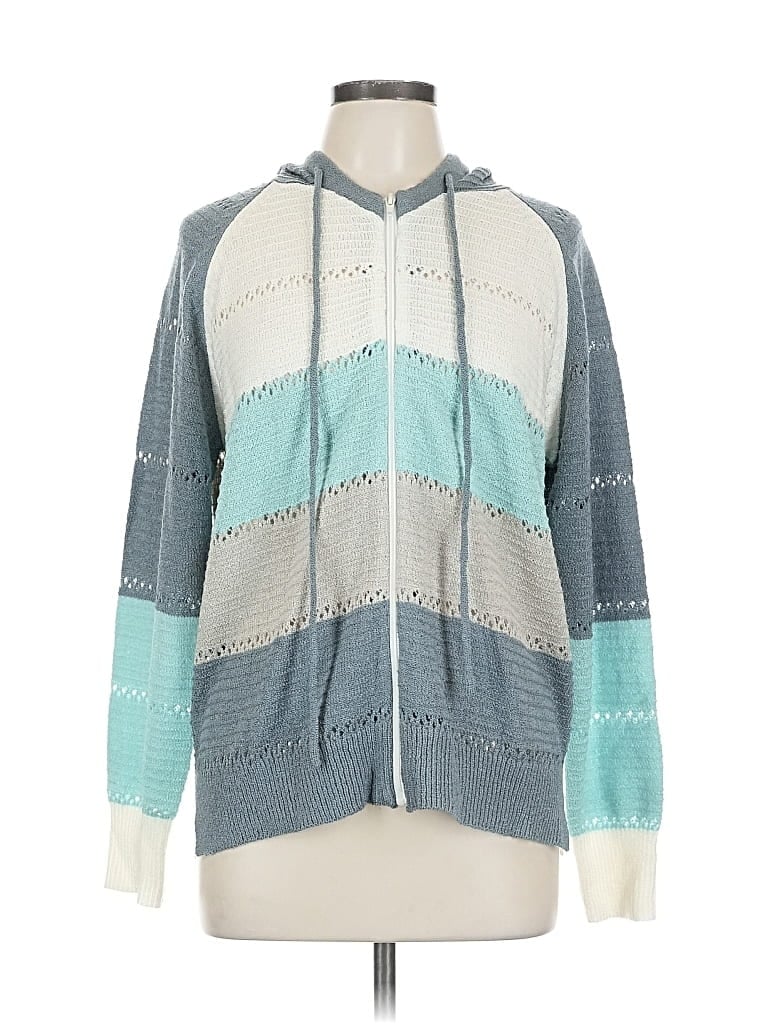 Pre-owned Unbranded Cardigan Sweater In Blue