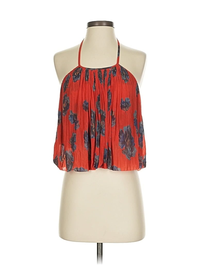 Pre-owned Kimchi Blue Sleeveless Blouse In Red
