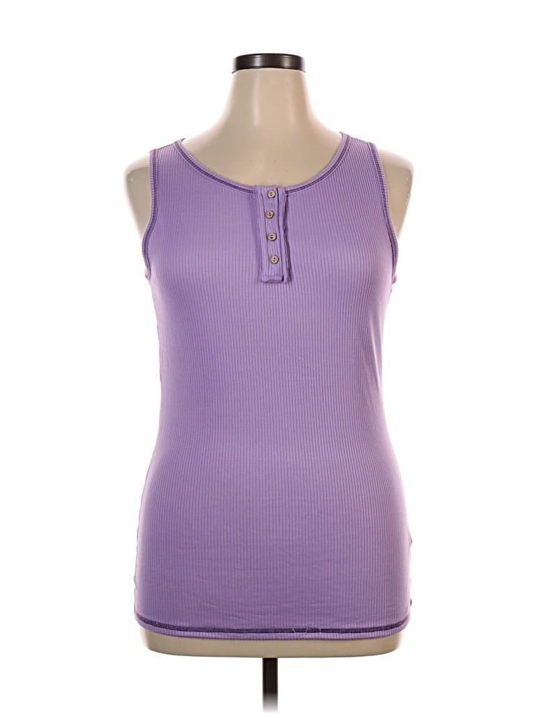 Pre-owned Reborn J Tank Top Purple Halter Neckline Tops