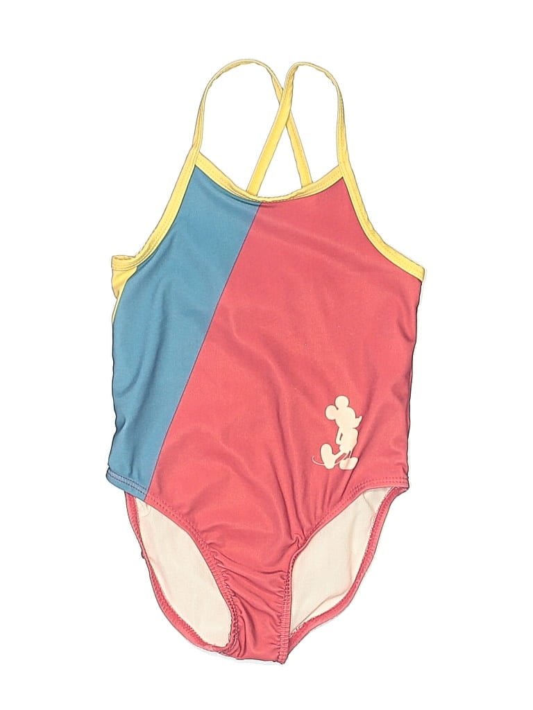 JUNK FOOD Pre-owned Kids' One Piece Swimsuit In Red