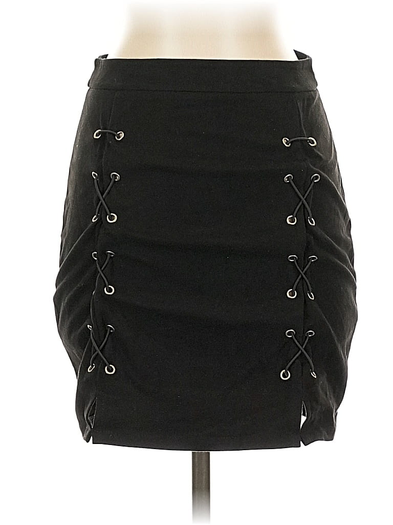 Pre-owned Unbranded Casual Skirt In Black