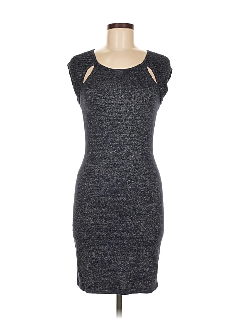 Pre-owned Express Casual Dress In Gray