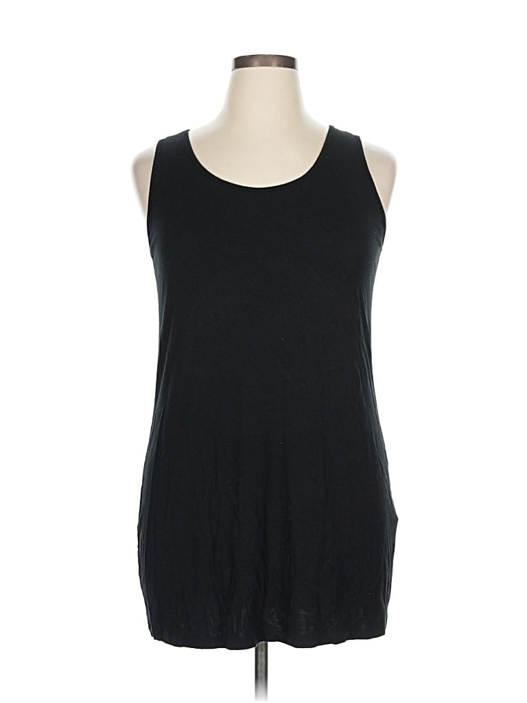 Click to view more detailed imagery on our partner's website Pre-owned Comfy Usa Sleeveless T-shirt In Black