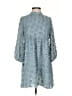 Zara 100% Polyester Blue Casual Dress Size XS - photo 1
