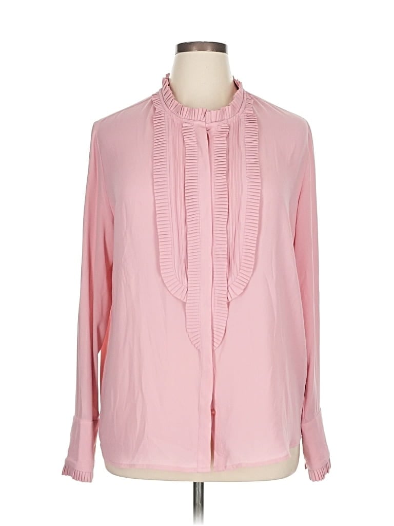 PREMISE STUDIO Pre-owned Long Sleeve Blouse In Pink