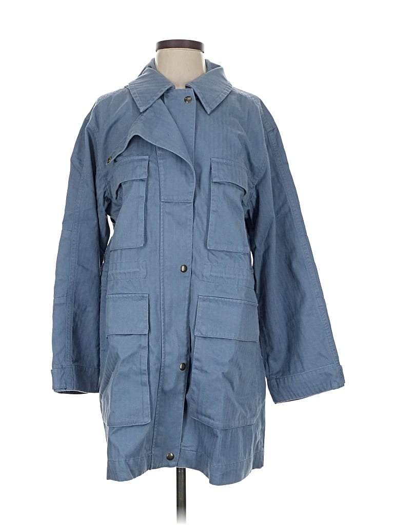 Madewell Raincoat In Blue