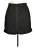 Ann Taylor LOFT 100% Polyester Solid Black Casual Skirt Size 8 - photo 1