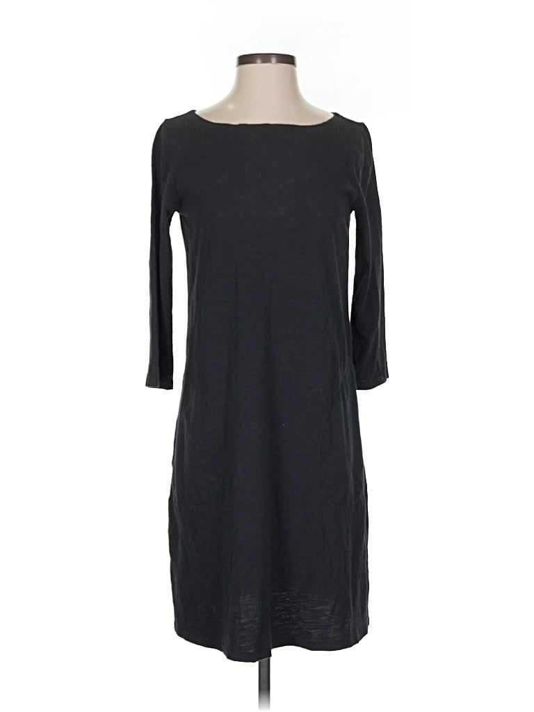 Pre-owned Garnet Hill Casual Dress In Black