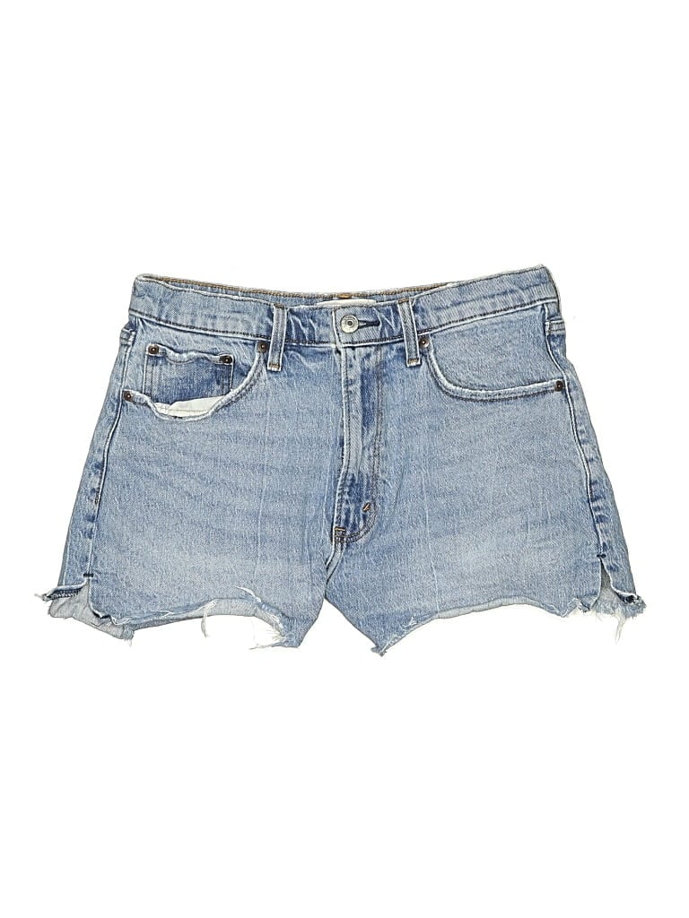 Pre-owned Abercrombie & Fitch Denim Shorts In Blue