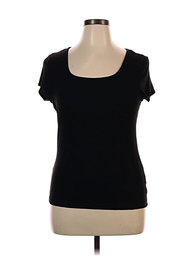 Pre-owned Rachel Zoe Tjx Short Sleeve T-shirt In Black