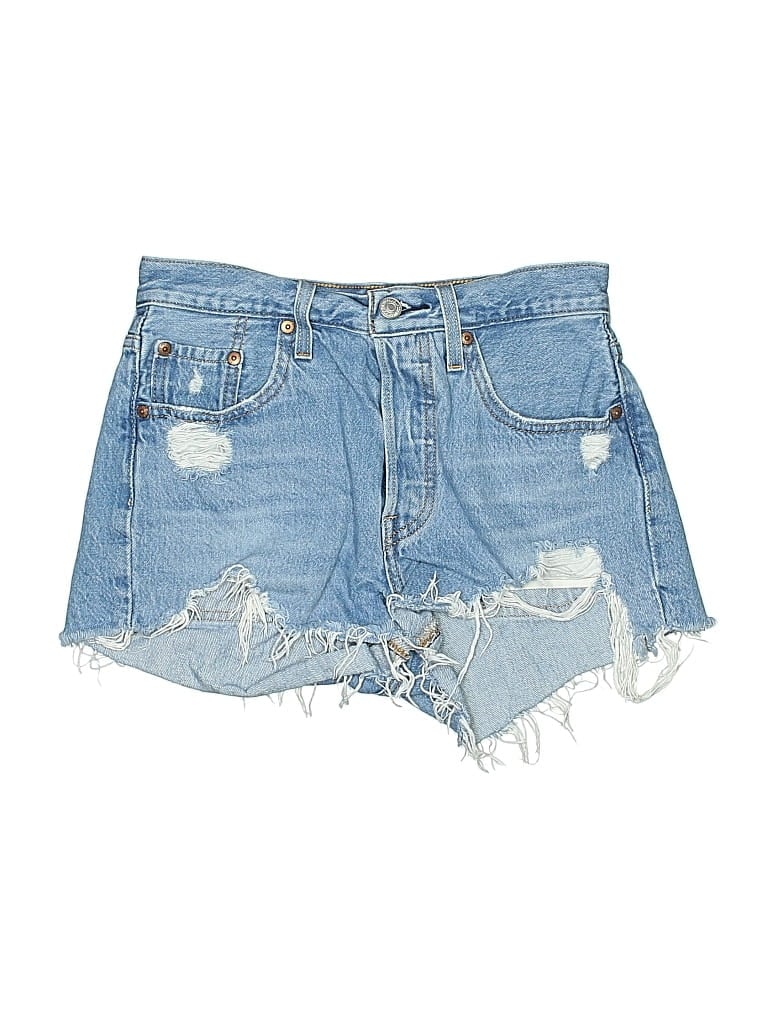 Pre-owned Levi's Denim Shorts In Blue