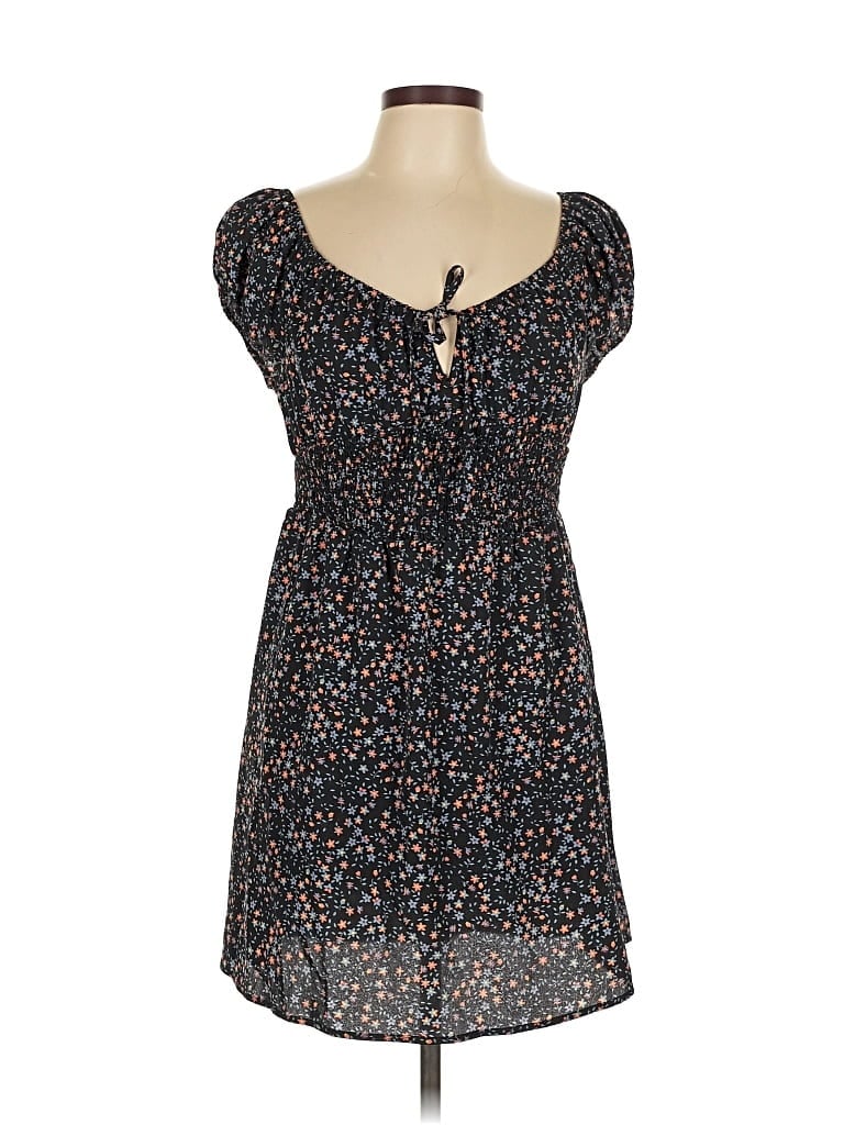 Pre-owned Papaya Casual Dress In Black