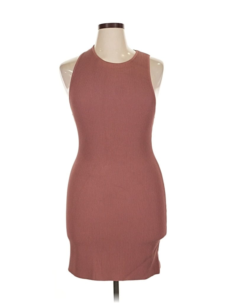 Pre-owned Babaton Cocktail Dress In Brown