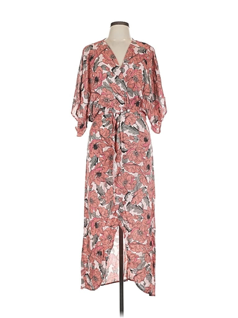 Lezat Casual Dress In Pink