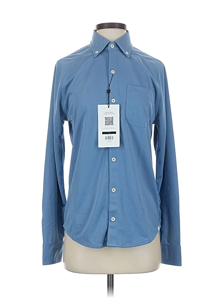 Ministry Of Supply Long Sleeve Button Down Shirt In Blue