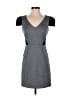 4.collective Chevron-herringbone Gray Cocktail Dress Size 0 - photo 1