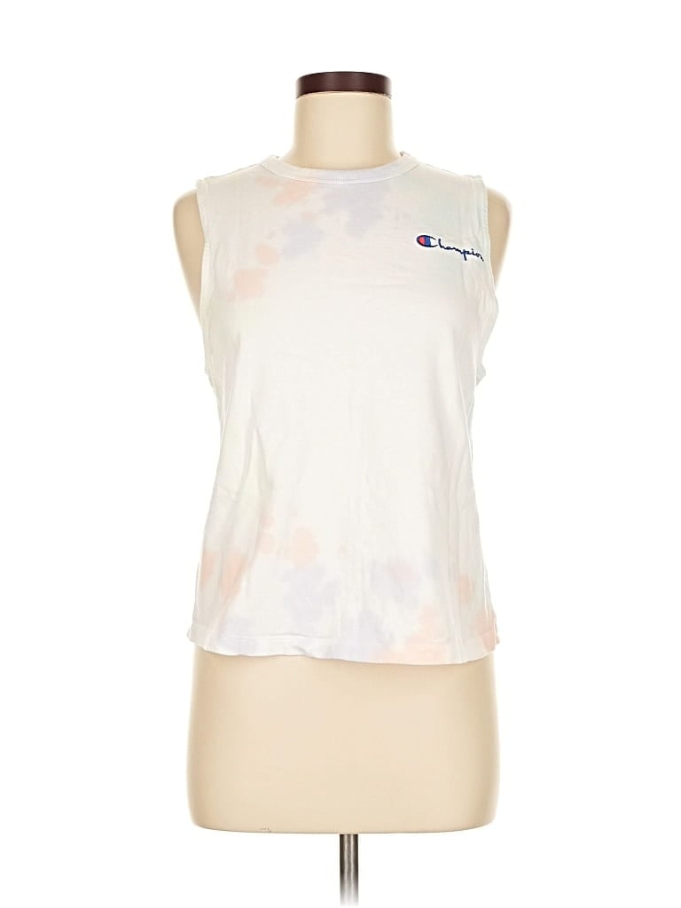 Click to view more detailed imagery on our partner's website Pre-owned Champion Sleeveless T-shirt In White