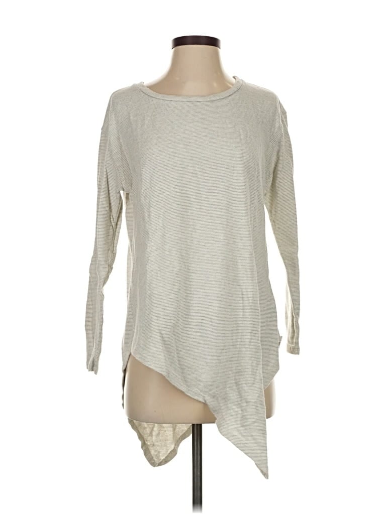 Pre-owned Soft Joie 3/4 Sleeve T-shirt In Silver