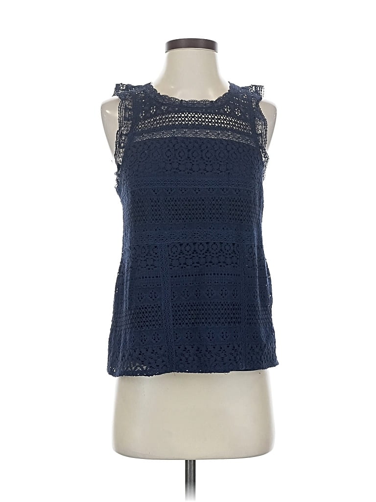 Pre-owned Joie Sleeveless Blouse In Blue