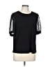 CeCe Black Short Sleeve Top Size L - photo 1