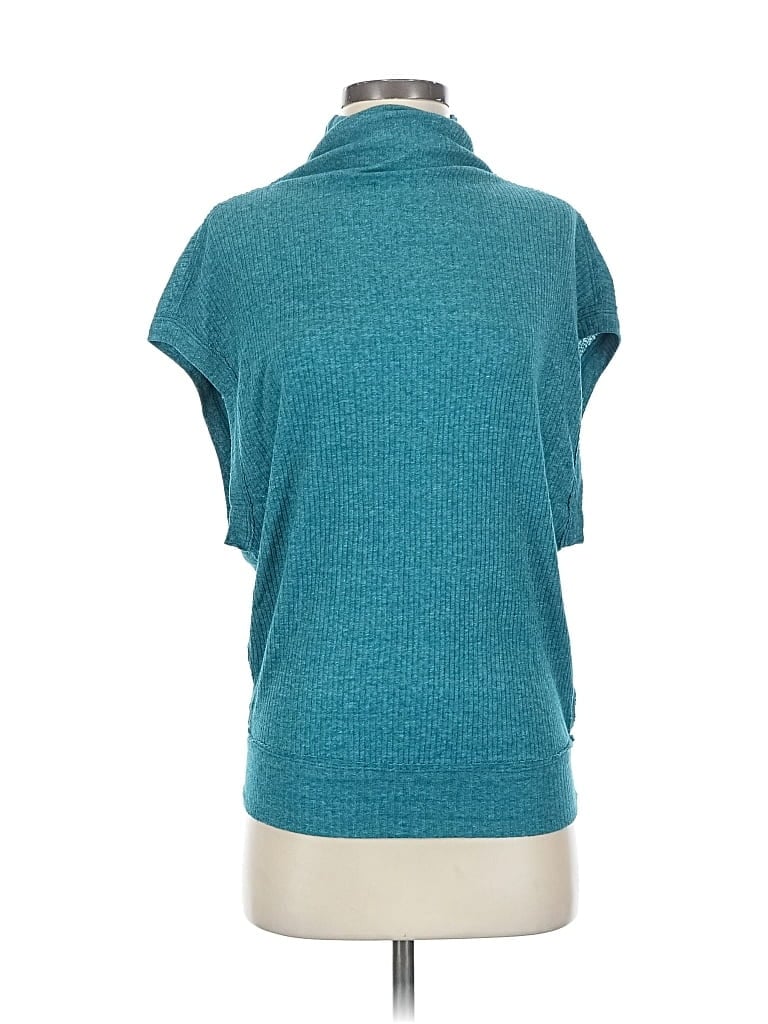 WE THE FREE Pre-owned Short Sleeve Turtleneck In Blue