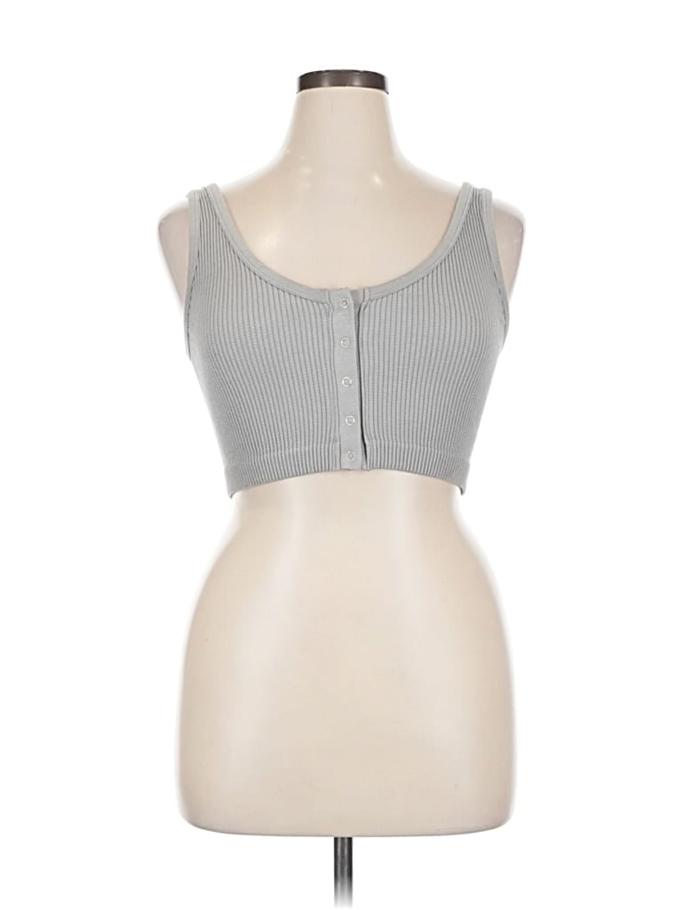 Pre-owned Aerie Sports Bra In Gray