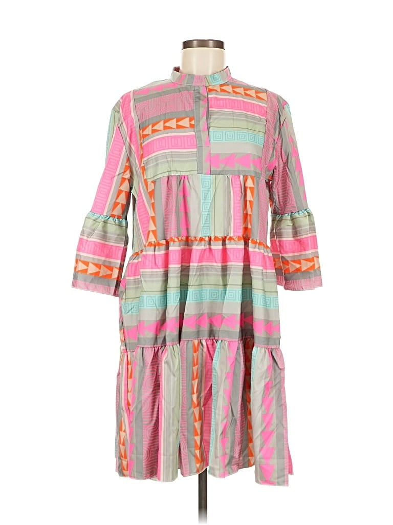 Pre-owned Assorted Brands Casual Dress In Pink