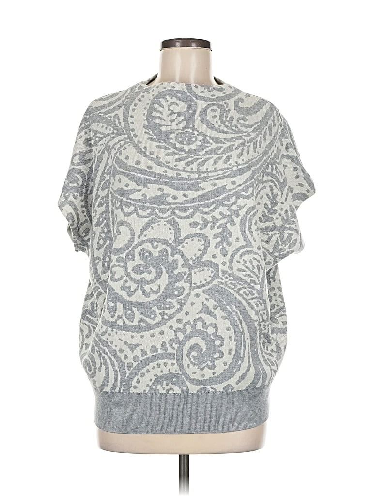 Pre-owned Cynthia Rowley Tjx Pullover Sweater In Gray