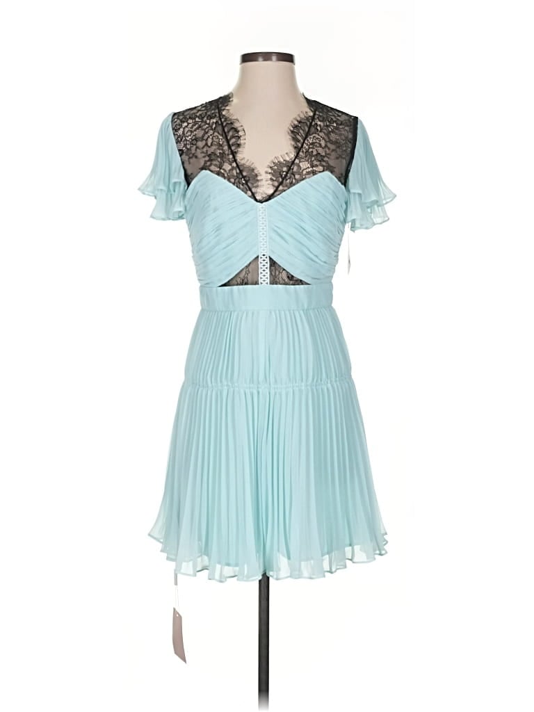 Self-portrait Cocktail Dress In Blue