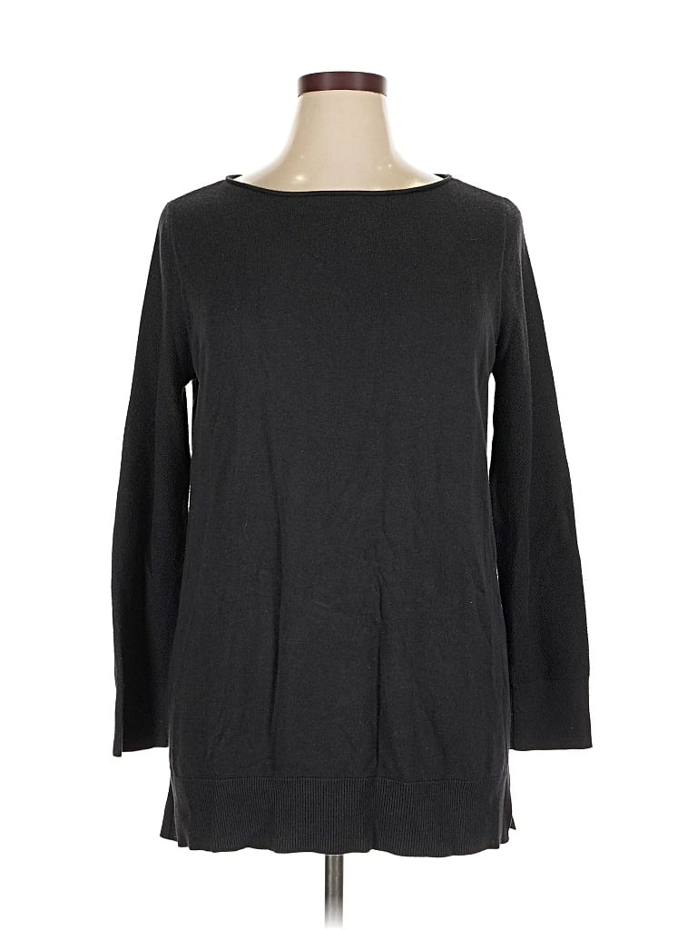 Pre-owned Ann Taylor Loft Outlet Pullover Sweater In Black