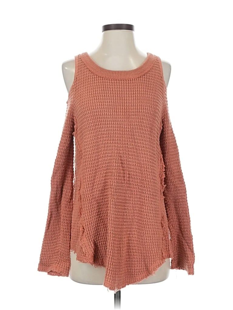 FREE PEOPLE Pre-owned Pullover Sweater In Orange
