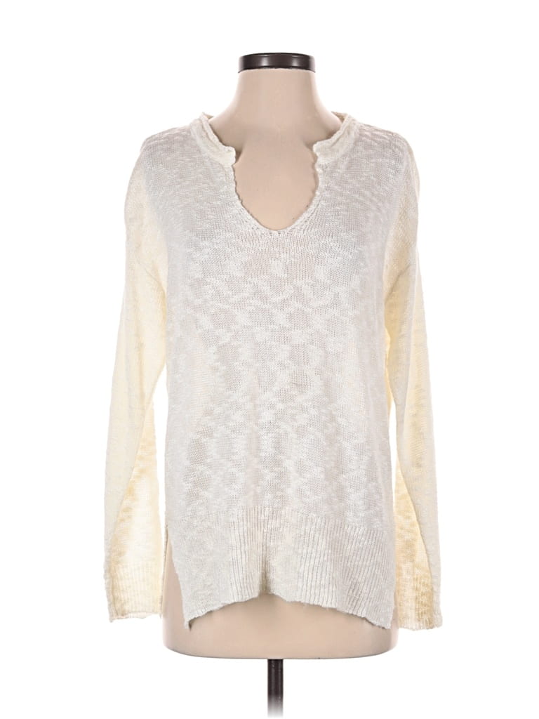 Pre-owned Assorted Brands Pullover Sweater In White