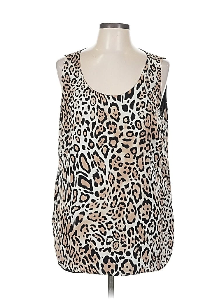 Pre-owned Chico's Sleeveless Blouse In Brown