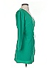 Topshop 100% Polyester Green Long Sleeve Blouse Size 2 - photo 4