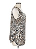 Chico's 100% Polyester Brown Sleeveless Blouse Size Lg (2) - photo 4