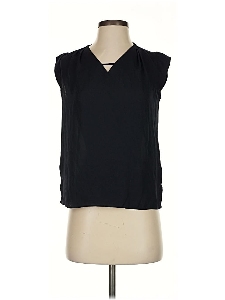 Pre-owned Banana Republic Factory Store Sleeveless Blouse In Black