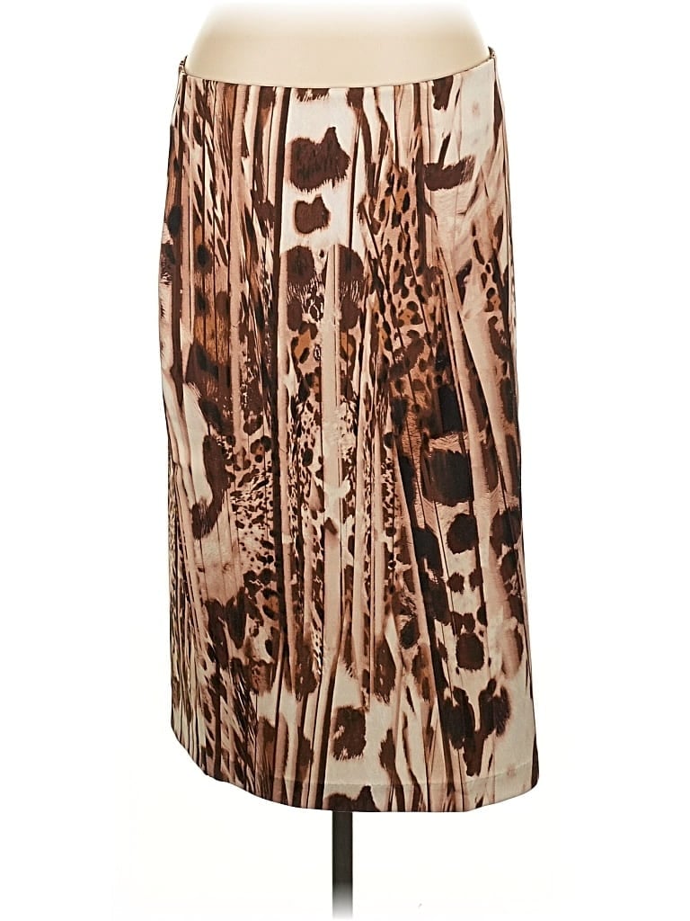 Pre-owned New York And Company Casual Skirt In Brown