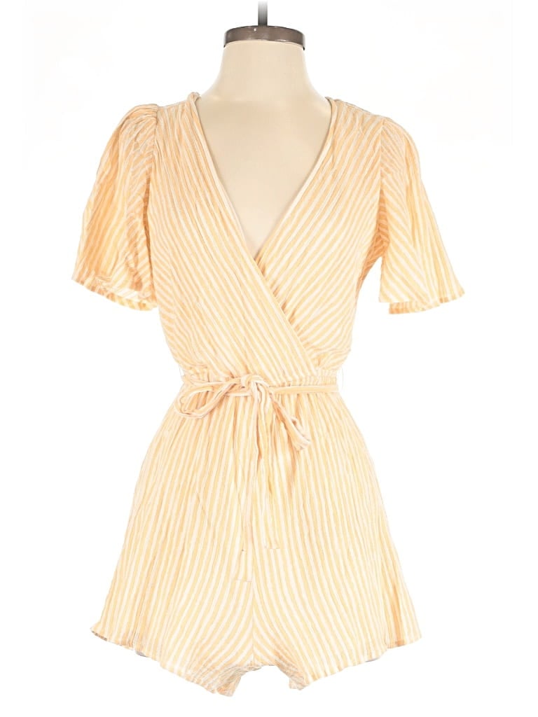 Pre-owned Mi Ami Romper In Yellow