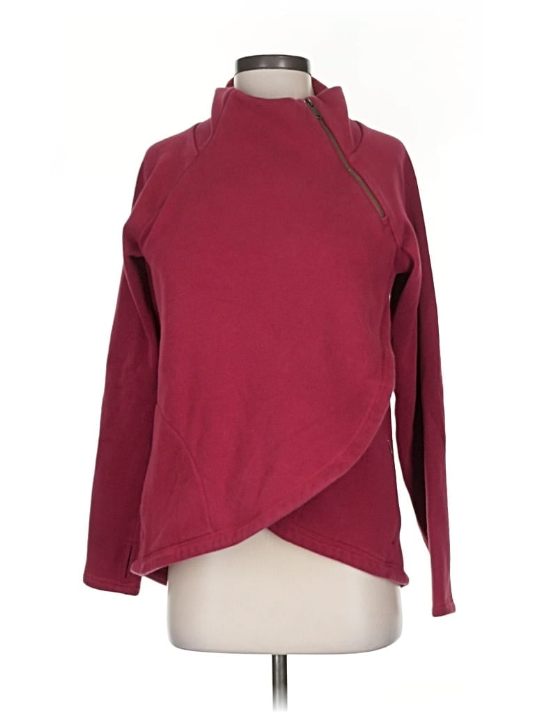 Click to view more detailed imagery on our partner's website Pre-owned Athleta Pullover Sweater In Burgundy