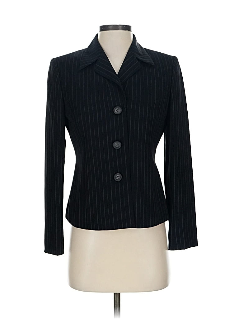 Pre-owned Kasper Blazer Jacket In Black