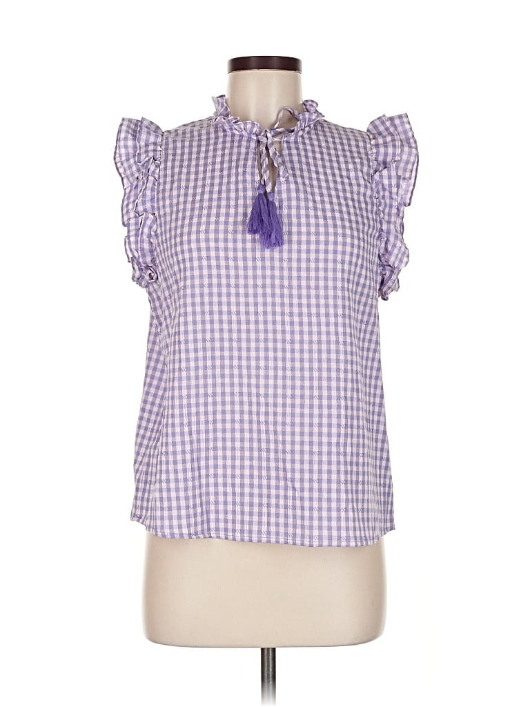 Click to view more detailed imagery on our partner's website Pre-owned Nanette Lepore Sleeveless Blouse In Purple