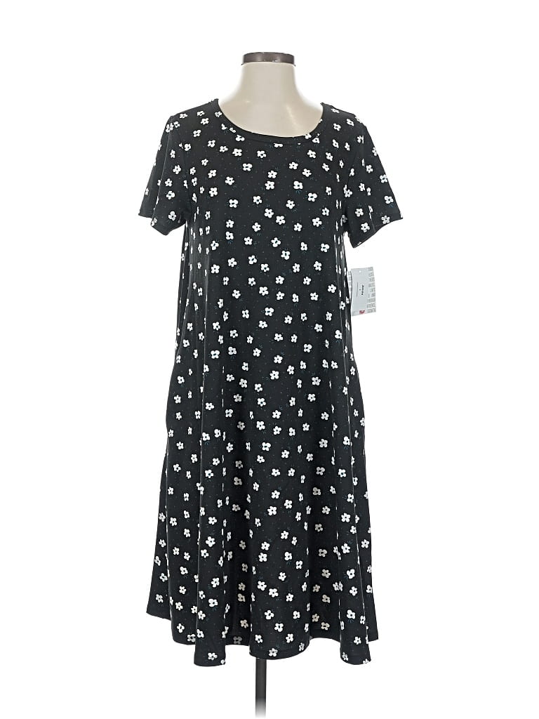 Pre-owned Lularoe Casual Dress In Black