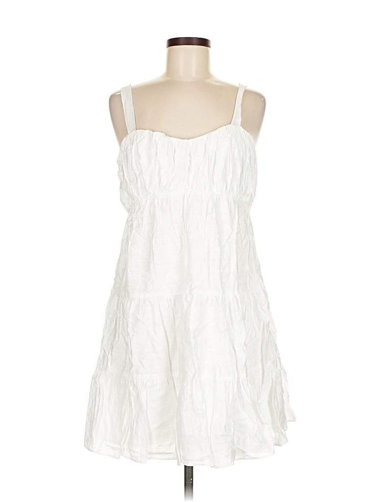 EXPRESS Pre-owned Casual Dress In White